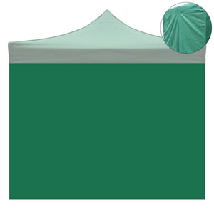 Telo laterale 3x2mt verde impermeabile per gazebo richiudibile MARKET