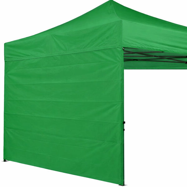 Telo laterale 3x2mt verde impermeabile per gazebo richiudibile MARKET
