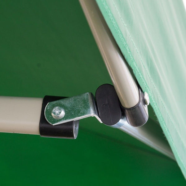 Gazebo richiudibile pieghevole MARKET 3 X 3 Verde ricoperto in PVC impermeabile