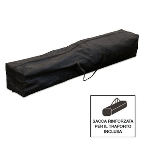 Gazebo richiudibile pieghevole MARKET 3 X 2 Bianco ricoperto in PVC impermeabile