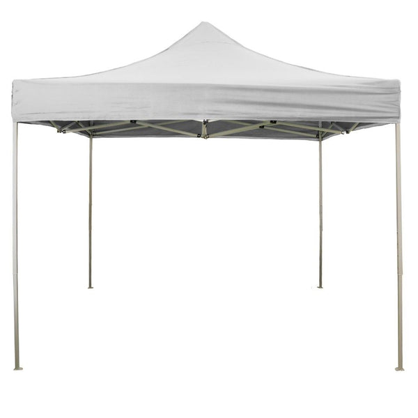 Gazebo richiudibile pieghevole MARKET 3 X 2 Bianco ricoperto in PVC impermeabile