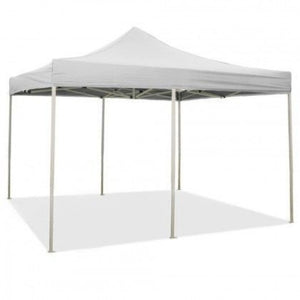 Gazebo richiudibile pieghevole MARKET 3 X 6 Bianco ricoperto in PVC impermeabile