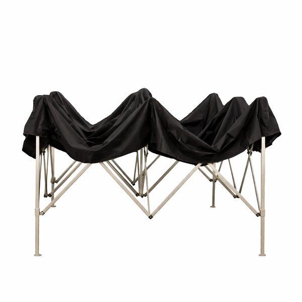 Telo tetto Nero 3X3 impermeabile per ricambio gazebo richiudibile MARKET