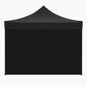 Telo laterale 3x2mt nero impermeabile di ricambio per gazebo richiudibile MARKET
