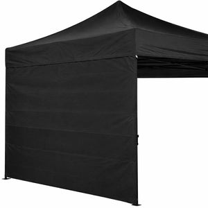Telo laterale 3x2mt nero impermeabile di ricambio per gazebo richiudibile MARKET