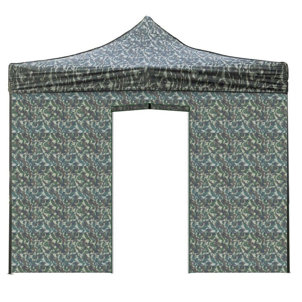 Telo laterale 3x2m militare impermeabile con porta avvolgibile per gazebo richiudibile MARKET