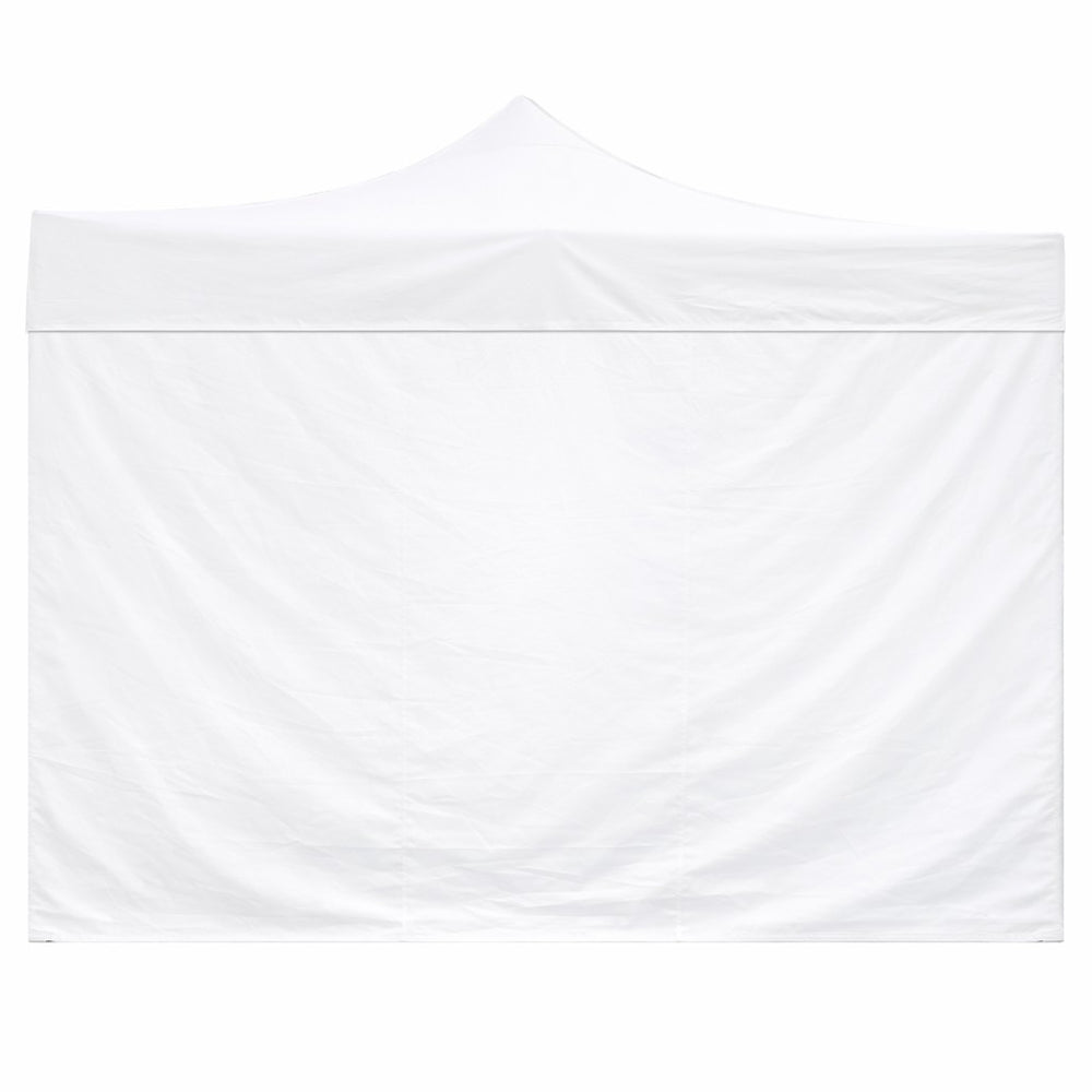 Telo laterale 6x2mt bianco impermeabile per gazebo richiudibile MARKET