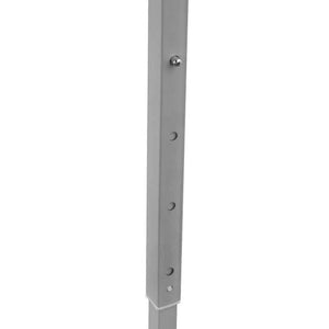 Gazebo richiudibile pieghevole MARKET 3 X 3 Nero ricoperto in PVC impermeabile