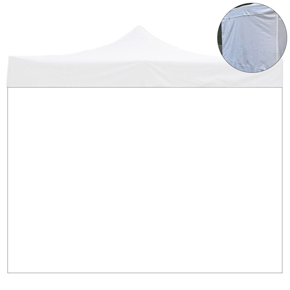 divina garden telo laterale 2x2mt bianco impermeabile ricambio per gazebo richiudibile 2x2mt ean 8059591730034
