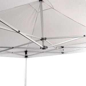divina garden gazebo richiudibile in alluminio professionale struttura esagonale market pro 3 x 3 bianco impermeabile ean 8056157808855