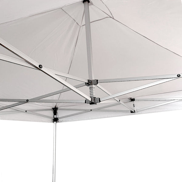 divina garden gazebo richiudibile in alluminio professionale struttura esagonale market pro 3 x 3 bianco impermeabile ean 8056157808855