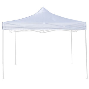 divina garden telo laterale 2x2m bianco impermeabile con porta avvolgibile per gazebo richiudibile ean 8056157804666